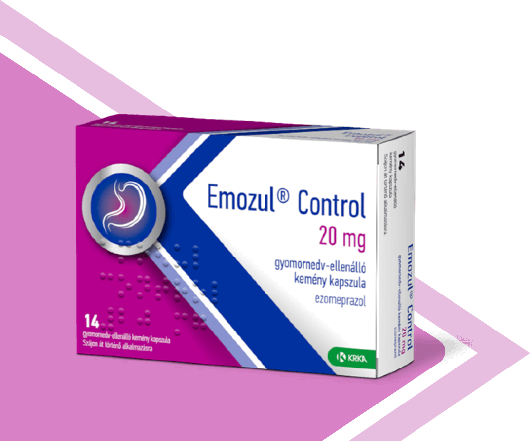 Emozul Control 20 mg gyomornedv ellenálló kapszula