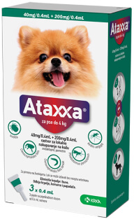 Ataxxa® za pse do 4 kg